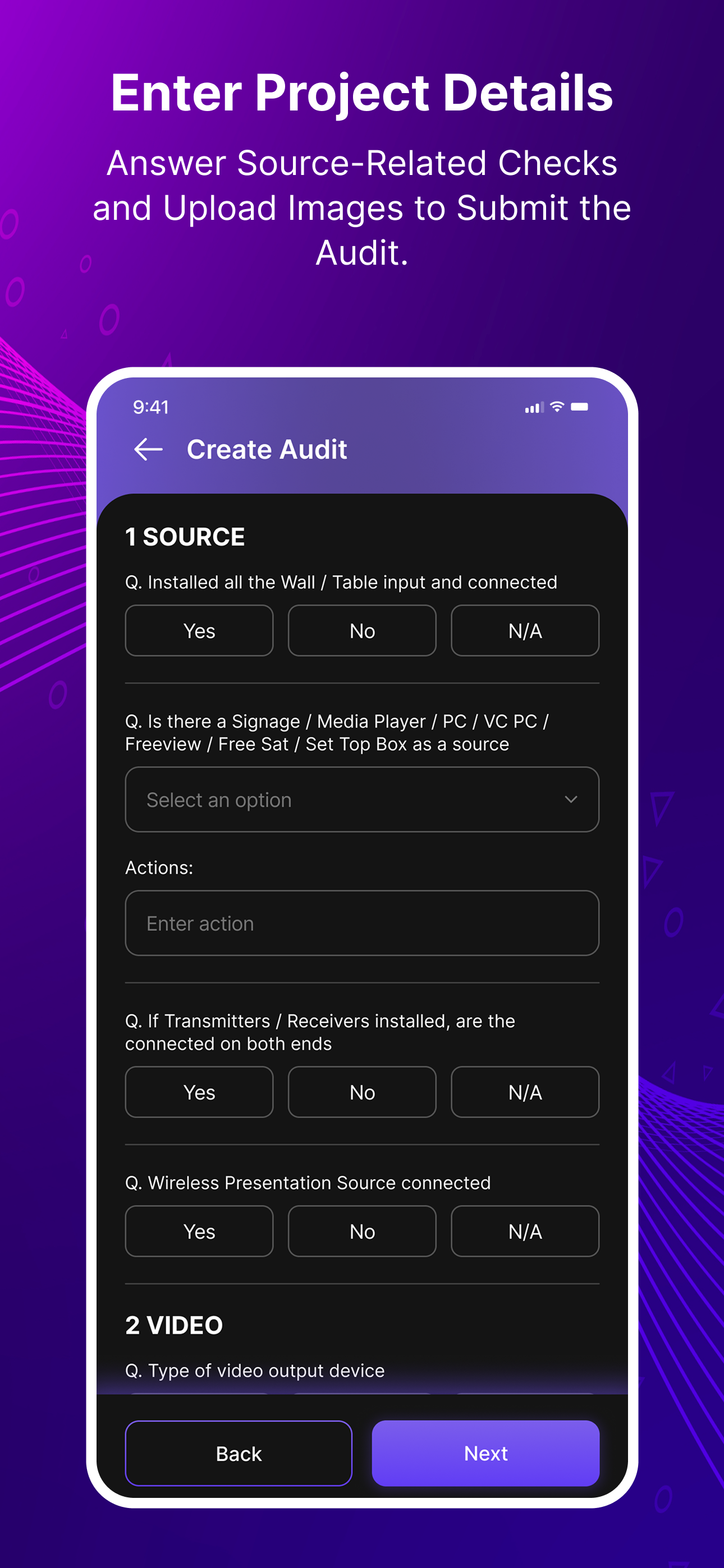 Enter Project Details