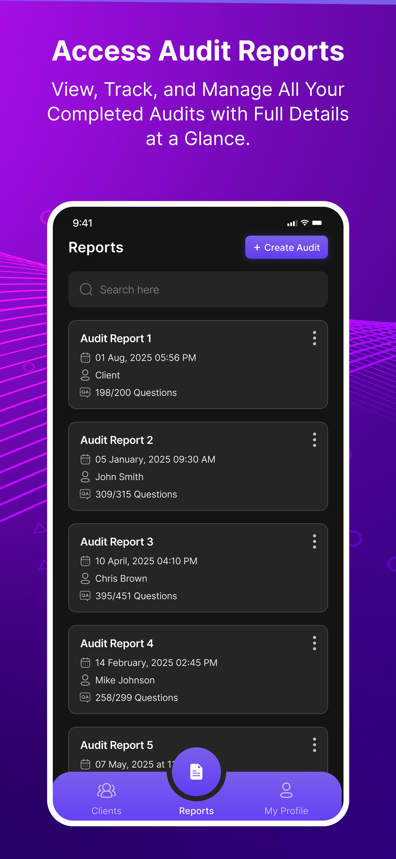 Access Audit Reports